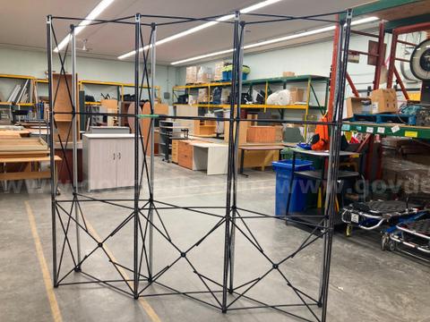 Double sided Nomadic Pop Up Exhibition Display System (Magnetic)