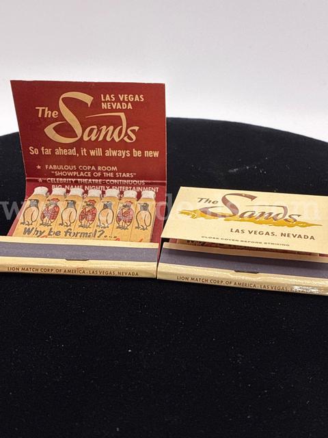 (2) Vintage Unused Full Detail Las Vegas Sands Matchbooks. Read⬇️