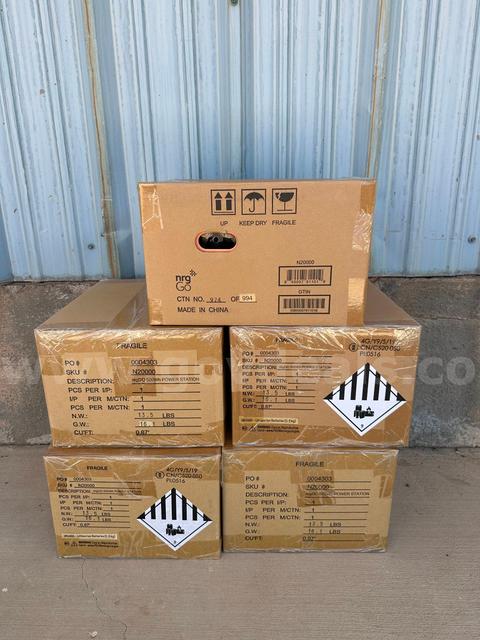 Lot of 5 NRG Go 500W Portable Power Stations (Model N20000)