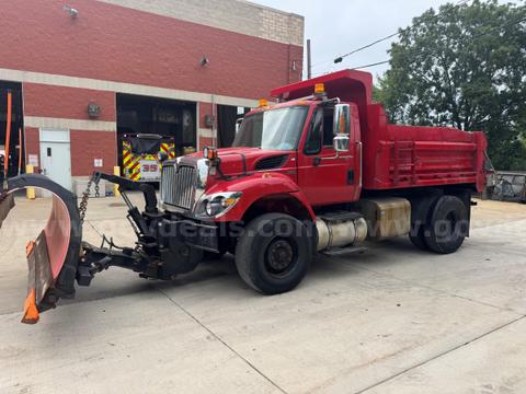 2009 International 7400, With Snowplow, and Salt Spreader