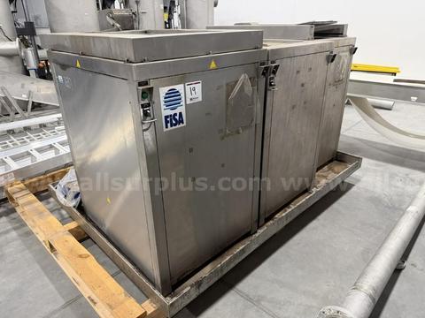 Ultrasonic Industrial Cleaning System, 3VST 350/P, Plastic Injection Mold Cleaning, and Control Panel, Qty 2 Pcs