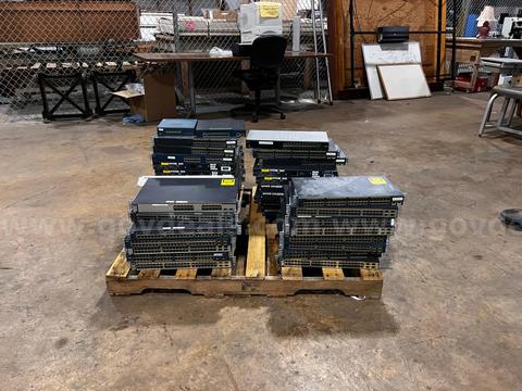 Pallet of Network Switches