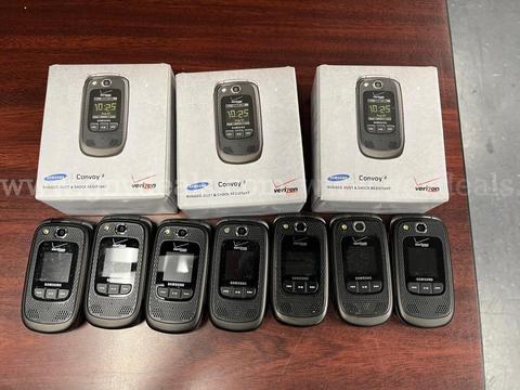 Ten Samsung Convoy 2 flip phones