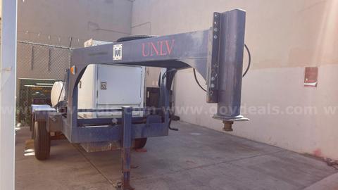 VIBRO SIZE GOOSENECK TRAILER W/ MiniVib - Untested