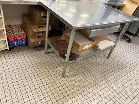 Advance Tabco 48" Stainless Prep Table