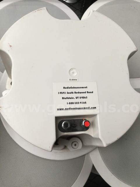 Lot of 24 Audio Enhancement 8-ohm Ceiling Speakers
