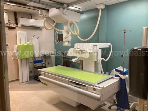 Philips X-ray machine, Patient Table, Controls, Accessories