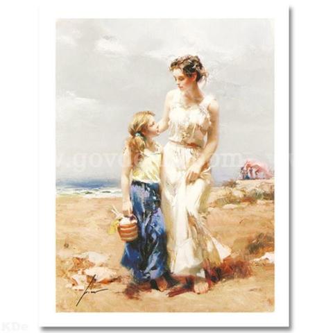 Pino (1939-2010), "By The Sea" Limited Edition Fine Art