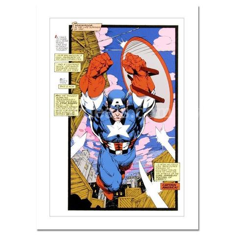 Marvel Comics, "Captain America, Sentinel: Uncanny X-Men #268" Limited Edition Fine Art