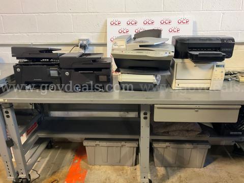 Lot of 6 Nonworking HP Printers