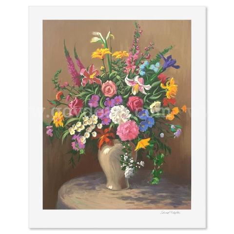 Edward Glafke, "Table Bouquet" Limited Edition Fine Art