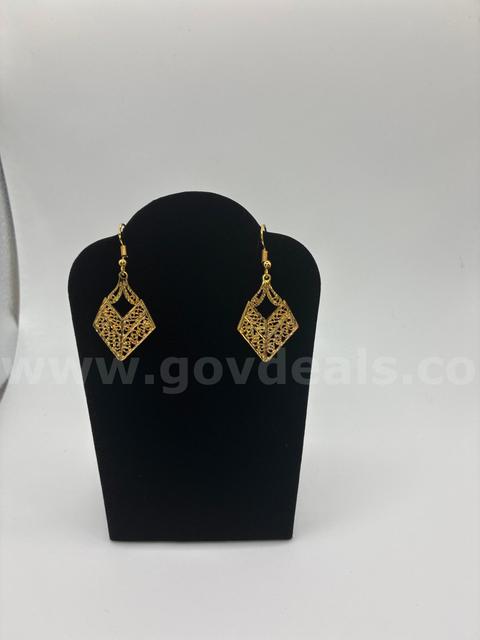 Beautiful, Byzantine Filigree Diamond Earrings