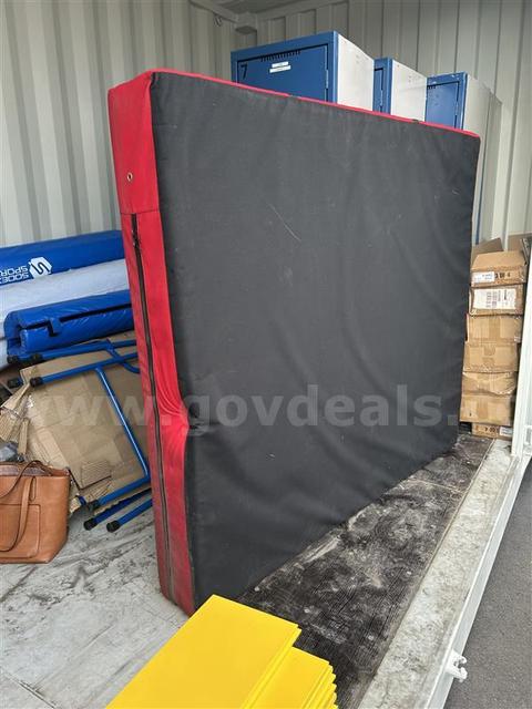 Red/Black Mats - Previously Used for Climbing Wall
