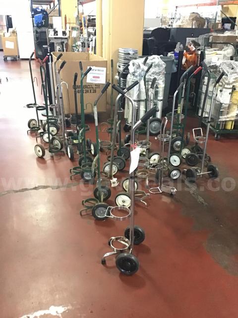 Used Rolling Wheeled Tank Carts Lot of 25