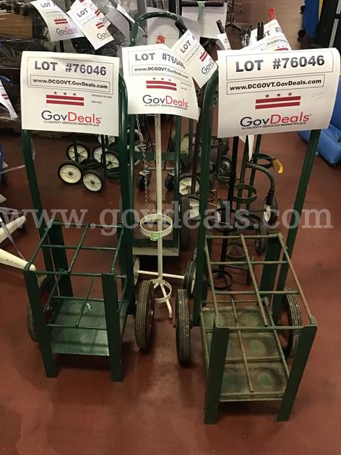 Oxygen Cylinder Carts (Single, Double, & Multiple) - 14 units