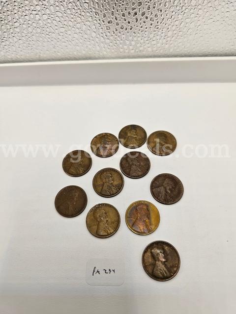 10 Rare Teens, 20's, 30's U.S. Lincoln Cents Invest