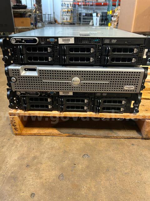 Lot of 3 Dell Power Edge Servers.