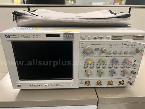 HP Infinium 54825A 500 MHz 2 GSa/s 4-Channel Digital Oscilloscope, S/N US30180136, Needs OS