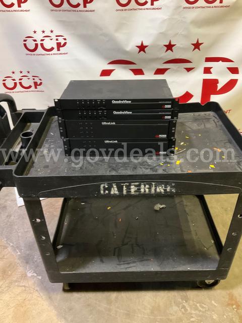 Lot of 2 Rose Quad Video KVM Switches and 2 Rose UltraLink Quad Remote Access over IP units