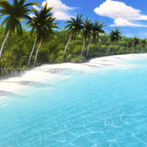 Dan Mackin, "Endless Beaches" Limited Edition Fine Art