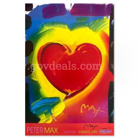 Peter Max, "Valentine" Collectible Fine Art