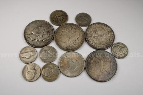 Morgan & Peace Dollar Lot