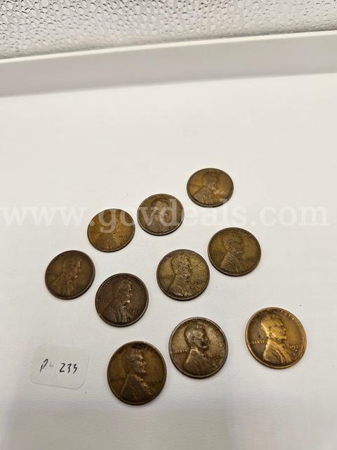 10 Rare Teens, 20's, 30's U.S. Lincoln Cents Invest