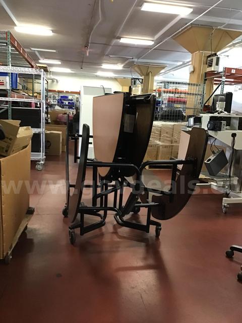Round Mobile Bench Cafeteria Table (60" Diameter) Seats 8-10 ON WHEELS