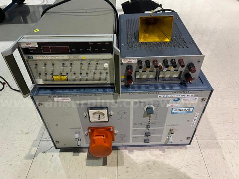 R&S ESH 2-Z5 LISN, HP 59401A Analyzer, Microtech HWR62COAX Antenna, 9kHz-30MHz