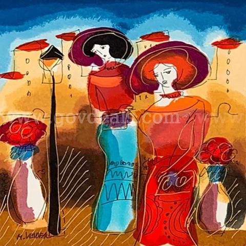 Moshe Leider, "Untitled VI" Limited Edition Fine Art
