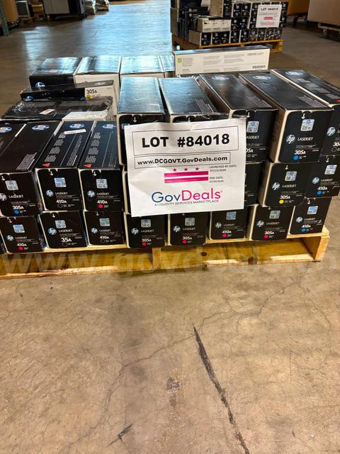 HP TONER CARTRIDGES- 44 UNITS