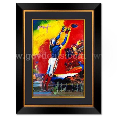 Peter Max, "Superbowl XXX" Original Fine Art