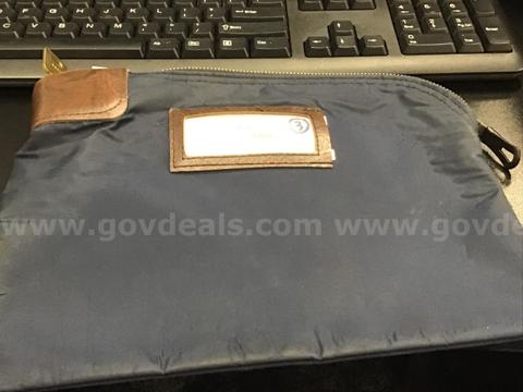 BANK DEPOSIT BAGS W/KEYS - QTY: 5