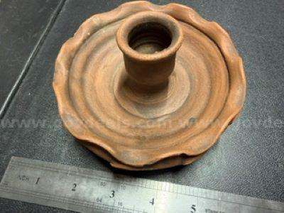Vintage, Terra-Cotta Tri-Base, Candle Holder