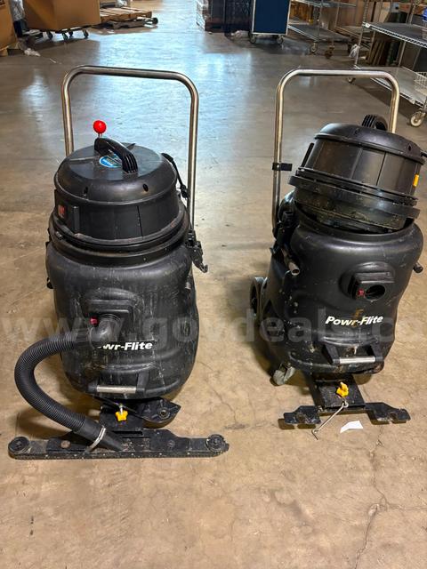 POWER FLITE Wet/Dry Vacuum - 2 UNITS