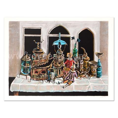 Yosl Bergner (1920-2017), "Lightings" Limited Edition Fine Art
