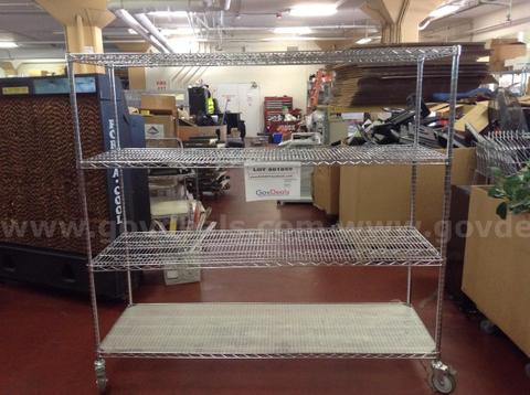 METAL CART ON WHEELS(1 UNIT)