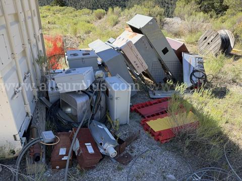 Electrical Equipment, Cable, Switches, Transformers, Control Panels, Lights, and Space Heaters, Qty 1 Lot