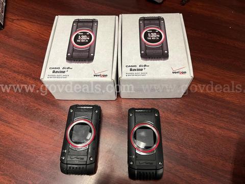 Four (4) Casio Ravine2 phones