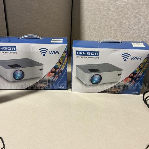 FANGOR PROJECTORS WITH CARRYING CASE (2UNITS)