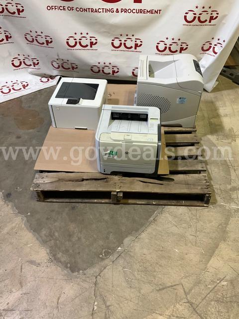 LOT OF 3 PRINTERS - POWER ON