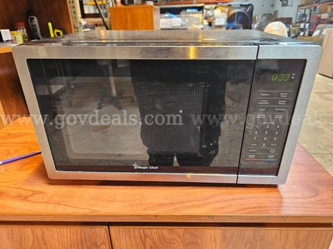 MAGIC CHEF MICROWAVE-INPUT120V-60Hz, SINGLE PHASE1350W, OUTPUT900W,2450MHz