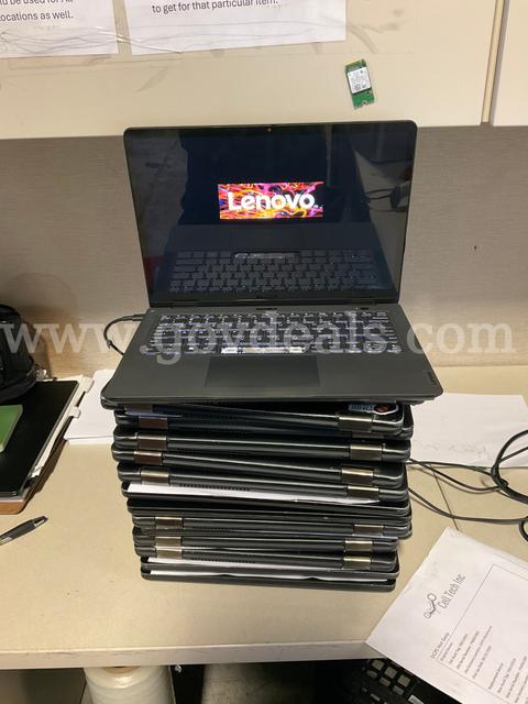 POWERED ON LENOVO  LAPTOPS - 15 units