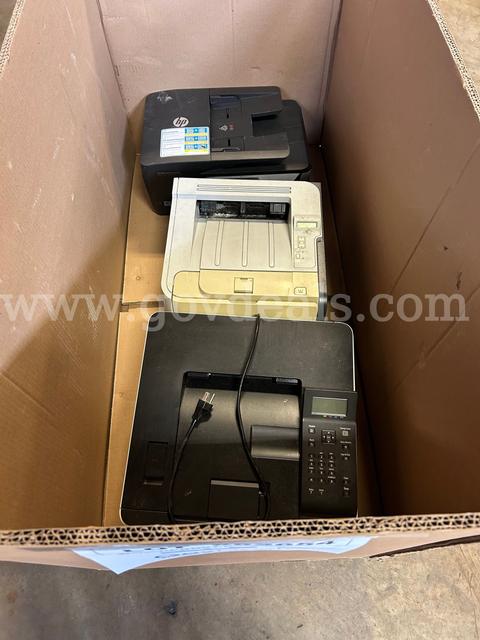LOT OF 3 PRINTERS - POWER ON