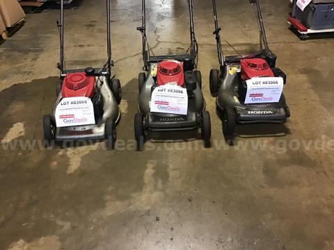 HONDA COMMERCIAL LAWN MOWER-3 UNIT