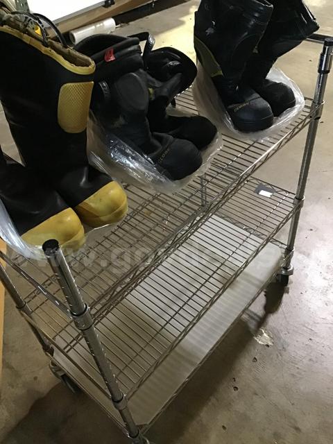 Fire Fighter Boots Various Sizes (15 PAIR)