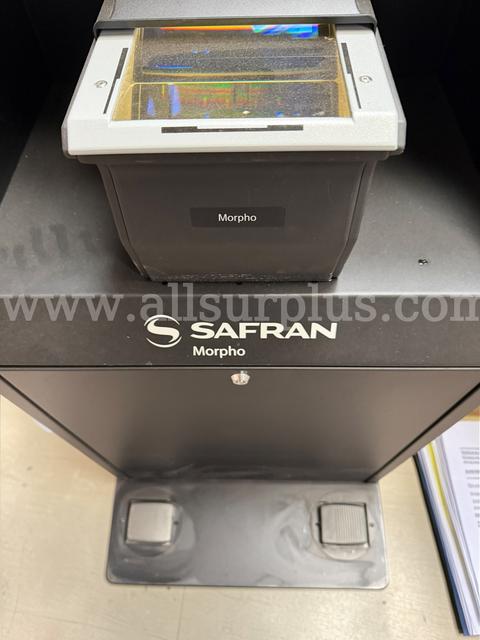 Safran MorphoTrak LiveScan kiosk / LiveScan biometric capture systems