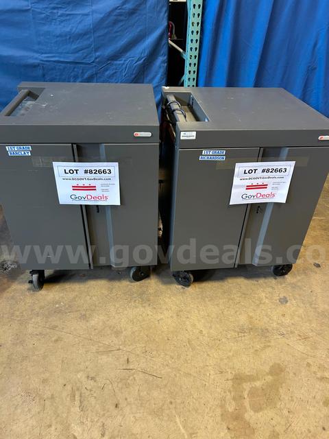 Lot of 2 Mobile Carts