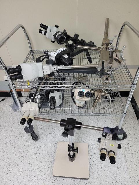 19pcs Inspection Microscopes and Scope Mounts
