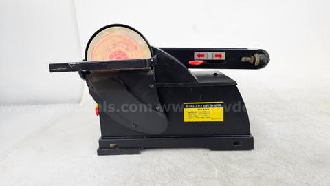 4-inch and 6-inch belt/disc sanders